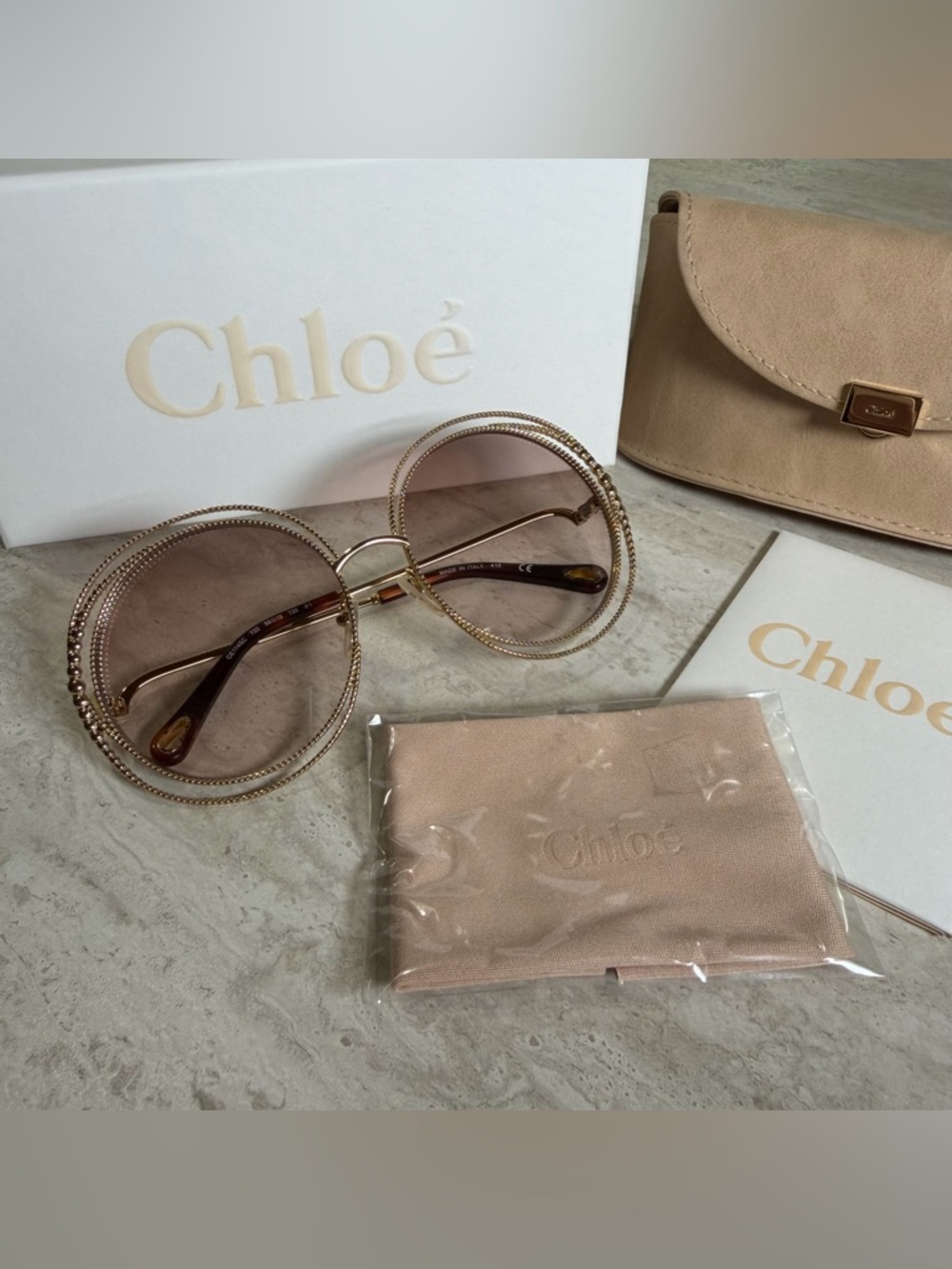 NIB Chloe Oversized Sunglasses CE114SC